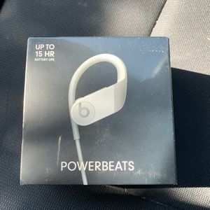 Brand New Powerbeats Gray And White 100% Authentic